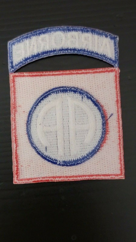 A0002 WW2 US Army 82nd Airborne Infantry Division patch iron on gallery
