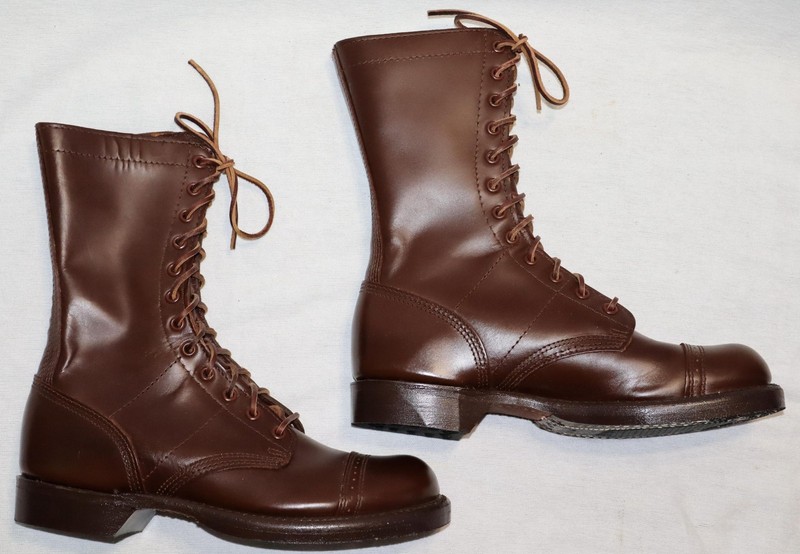 REPRODUCTION WWII CORCORAN PARATROOPER JUMP BOOTS, NEW IN BOX gallery