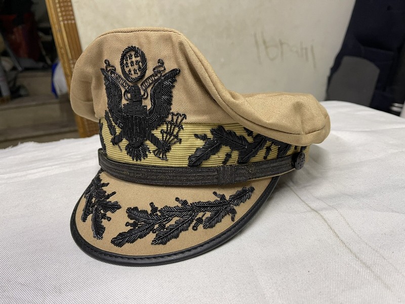 USA Army Cap USA ARMY GENERAL DOUGLAS MACARTHUR AUTHENTIC UNIFORM NEW KHAKI HAT gallery