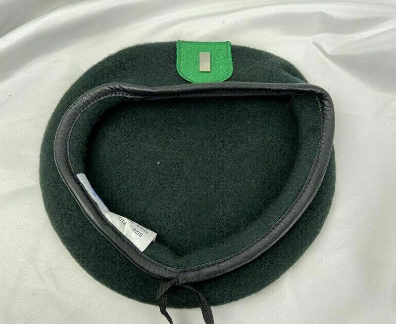 7-1/2 US ARMY 9TH SPECIAL FORCES GROUP BLACKISH GREEN First Lieutenant BERET CAP gallery