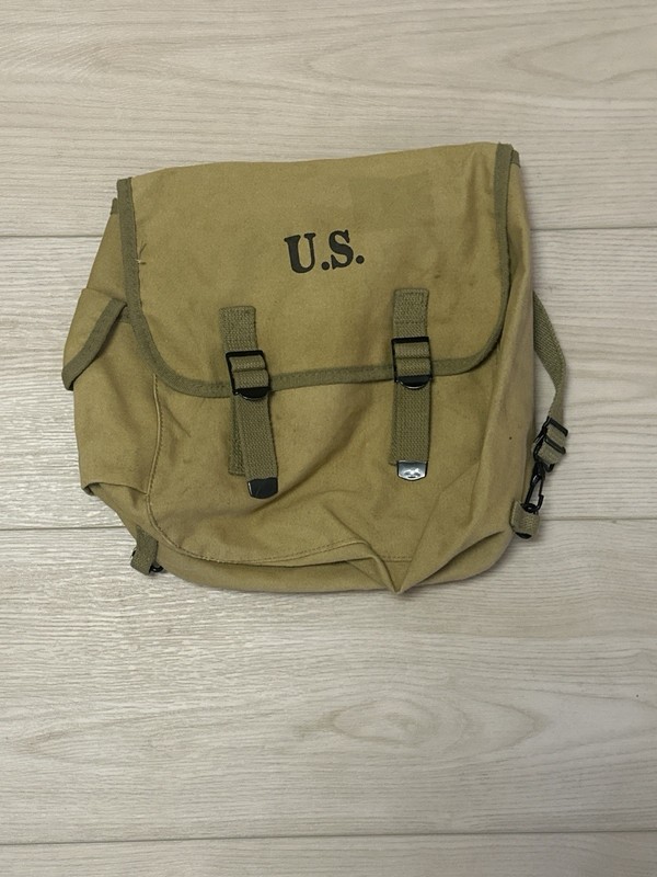 Reproduction M1936 WWII Mussette Rations Bag Haversack US GI
