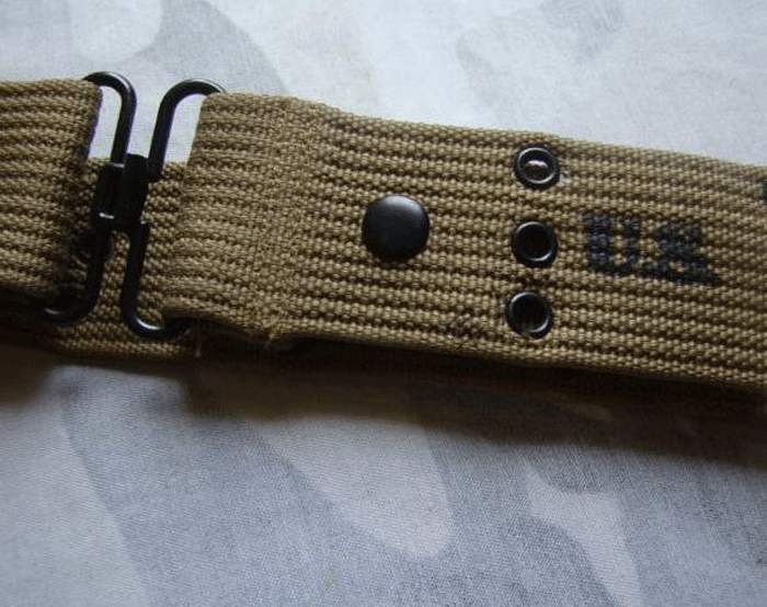 WWII US Amry Webbing Equipment Belt - US049 gallery