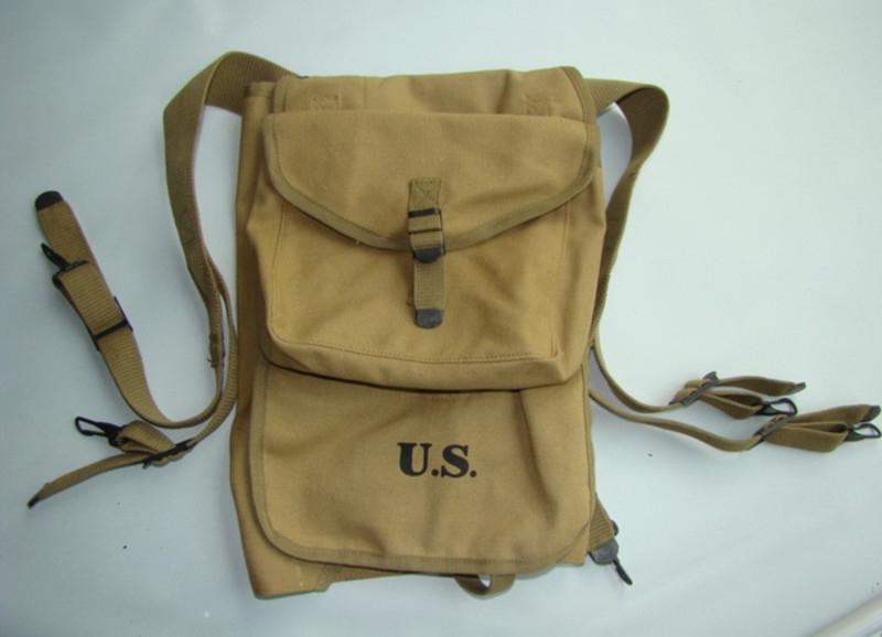 WW2 US ARMY M1928 HAVERSACK INFANTRY TACTICS KNAPSACK FIELD BACKPACK gallery