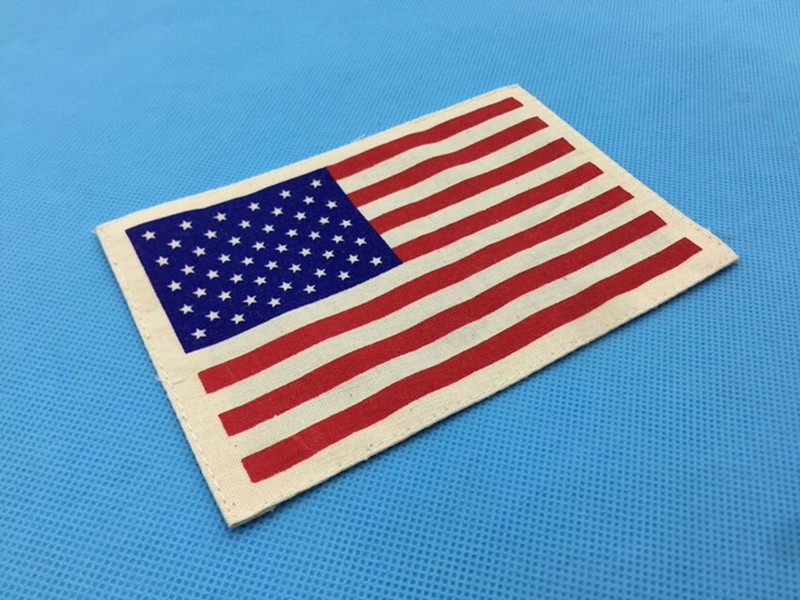 WWII WW2 US ARMY AIRBORNE/PARATROOPER 48 STAR AMERICAN FLAG ARM BAND gallery
