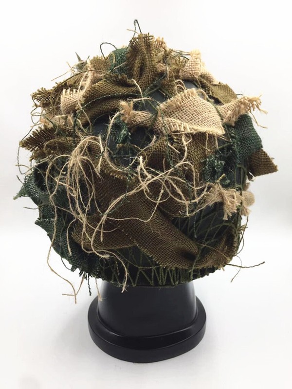 WWII WW2 US ARMY AIRBORNE M1C HELMET CAMOUFLAGE NET SUIT gallery