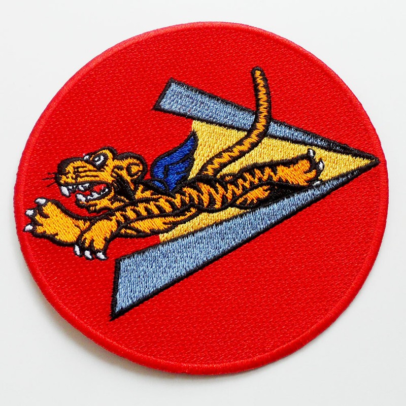 American Volunteer Group USAAF 14th Air Force Flying Tiger Embroidered Patch gallery