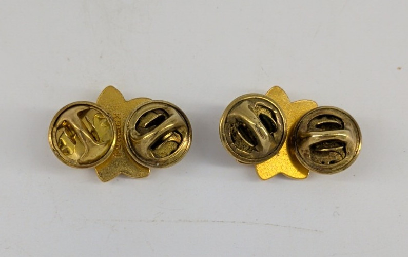 US Army Major Officer Rank Insignia Oak Leaf Pins Badge Set American Military gallery