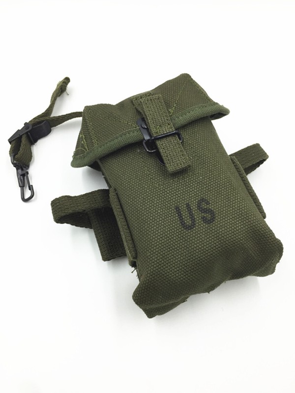WWII WW2 US Vietnam War Army M1956 M14 Long Pack Bag Pouch Tool Kit Outdoor gallery