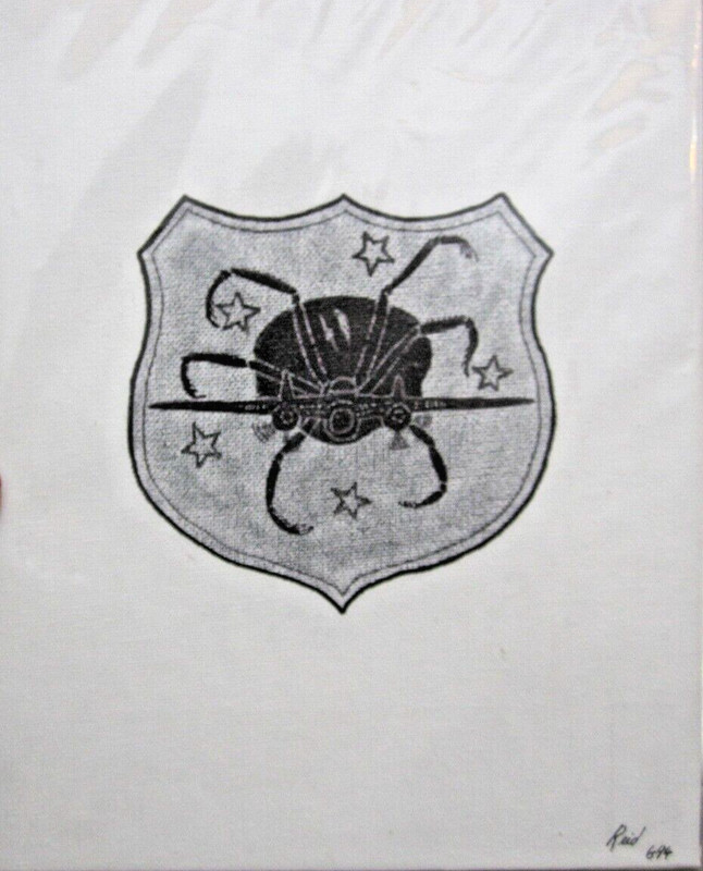 547th Night fighter Patches Painted on Canvas 1994 Signed & More gallery