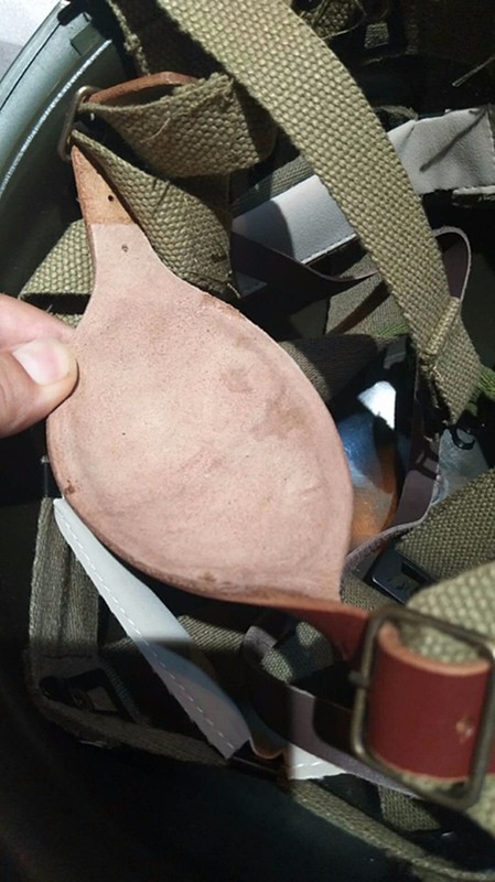 WW2 US ARMY ALRBORNE M1C HELMET WITH AIRBORNE TROOPS AND CAMOUFLAGE NET gallery