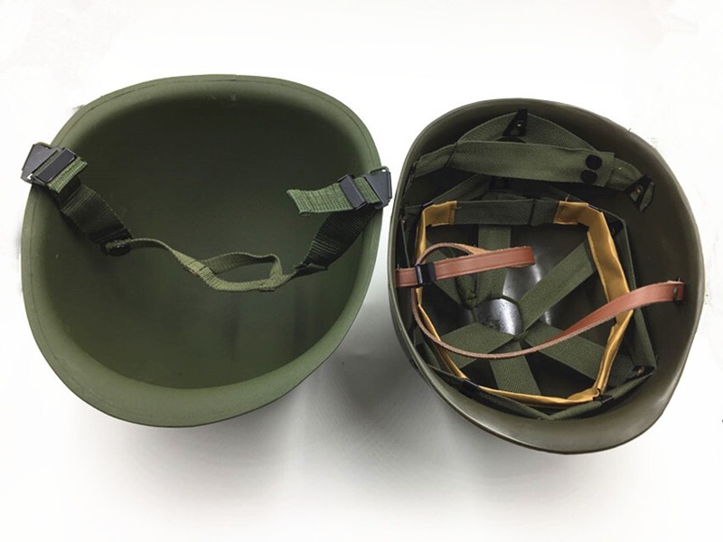WWII WW2 US Army M1 Helmet -Green Seam America Military Helmet gallery