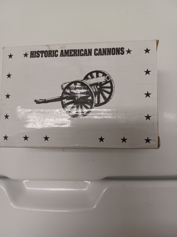 set of 3 historic reproduction cannons new in original box gallery