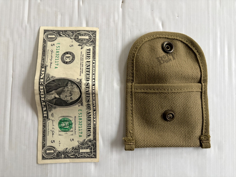 NEW UNISSUED US WW2 "BOYT" M1 GARAND SPARE PARTS POUCH gallery