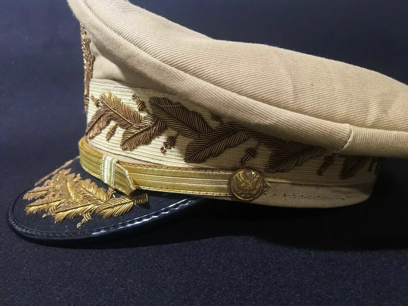 USA Army General Douglas Macarthur Authentic Uniform Khaki Quality Hat/cap gallery