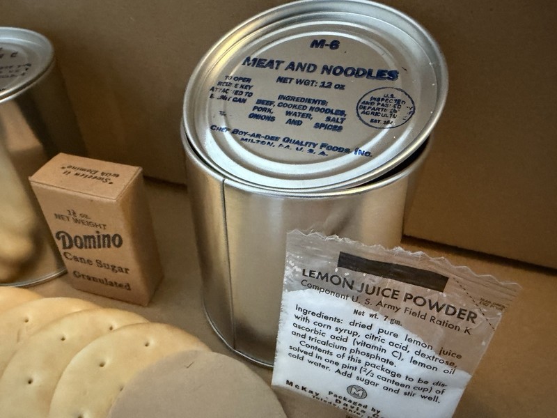 WWII Fully Edible Reproduction C Ration B Unit - Historically Accurate Rations gallery