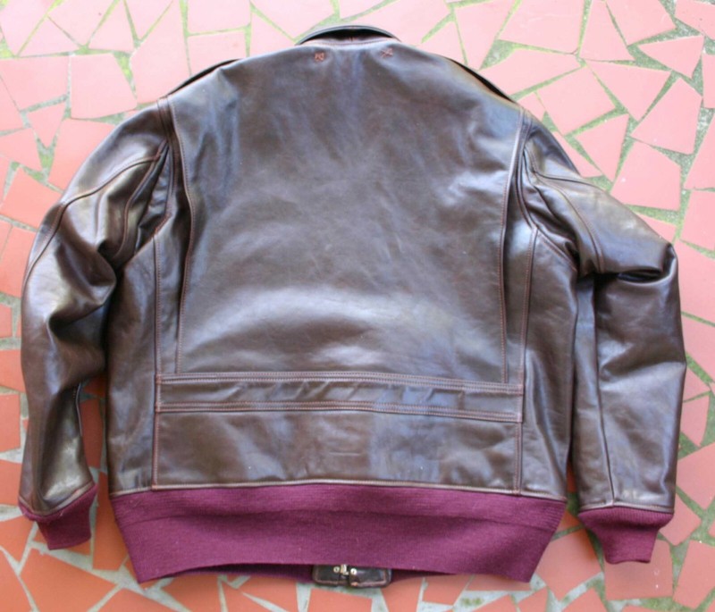 MONARCH Pre WW-2 REPRO AN-J-3, A-2 Type HORSE HIDE LEATHER FLIGHT JACKET BUILD gallery