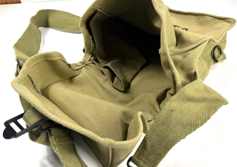 WWII US ARMY INFANTRY GP M1 AMMO GENERAL PURPOSE EQUIPMENT CARRY BAG & STRAP-OD3 gallery