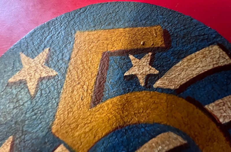 USAAF 5TH AIR FORCES LEATHER SHOULDER PATCH gallery
