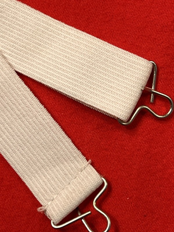 WWII GOGGLE STRAP, White (for AN-6530, B-7) USN/USMC. New! gallery