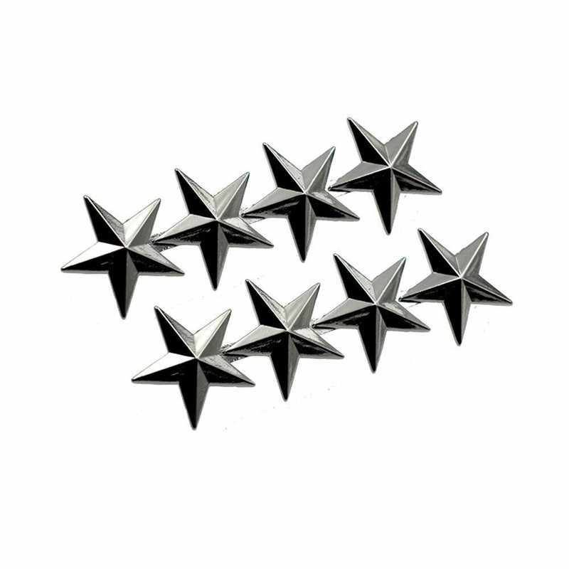 Set WW2 US Military Four Stars Shoulder Rank Badge Pin Insignia PAIR Large gallery