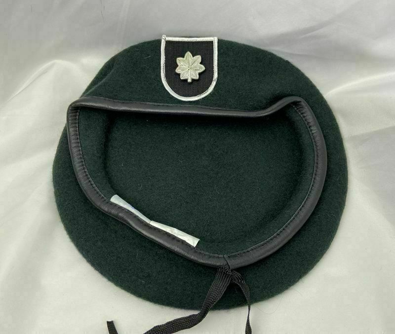 7-3/8 US ARMY 5TH SPECIAL FORCES GROUP BLACKISH GREEN Lieutenant Colonel BERET
