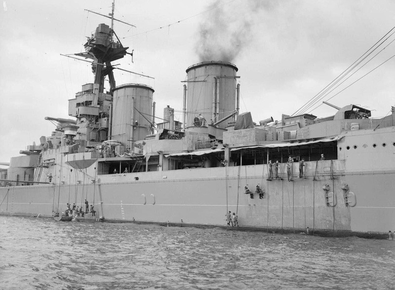 WW2 WWII Photo World War Two / British Royal Navy Battleship HMS Hood 1940