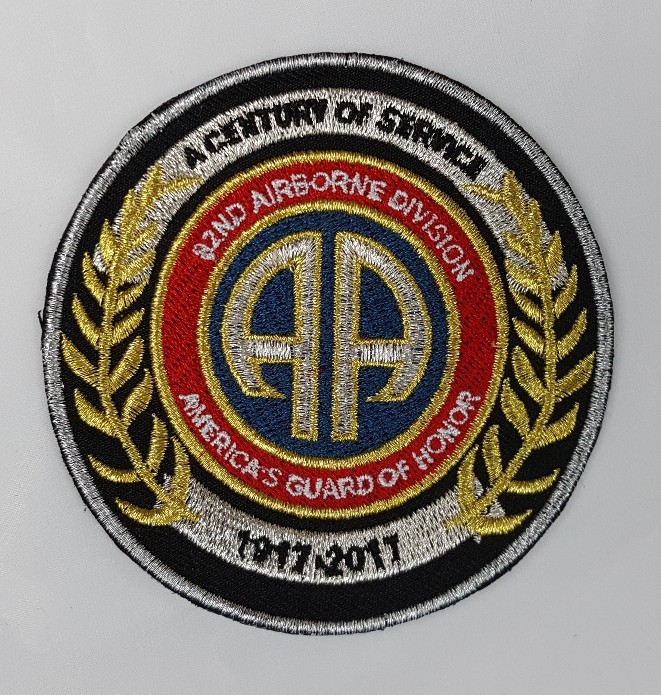 82nd DIVISION 100 YEARS OF SERVICE 1917- 2017 ANNIVERSARY AIRBORNE LEGACY PATCH