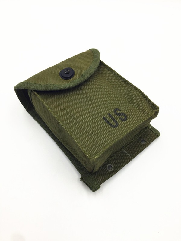 Reproduction The Korean War US Army 30RD M14 CARBINE Army Green Canvas Pouch gallery