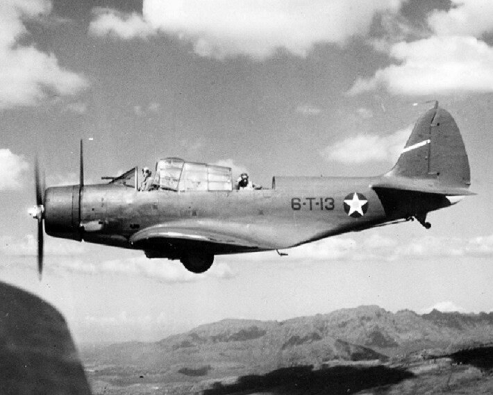 U.S. Navy Douglas TBD-1 Devastator of Torpedo Squadron Six 8x10 WW2 Photo 735
