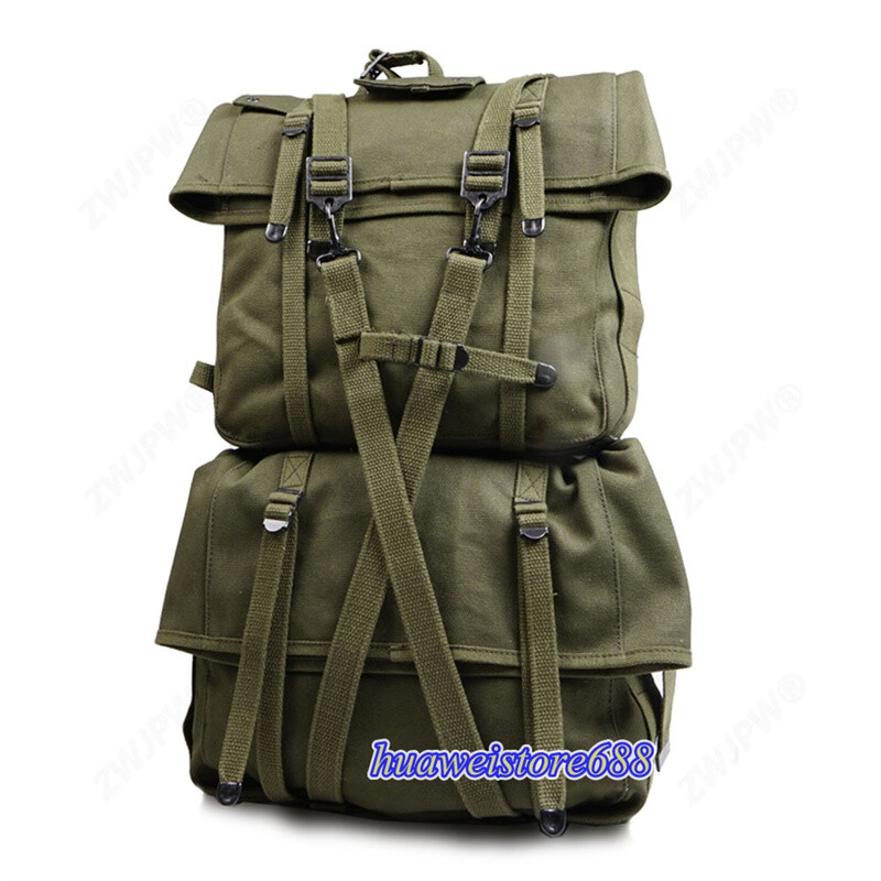 Replica WW2 USMC M1944 Haversack Military Backpack Upper+lower Bag Set gallery