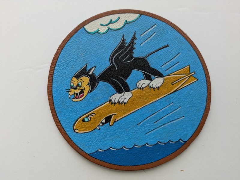 WW 2 863rd Bomb Squadron . leather jacket patch