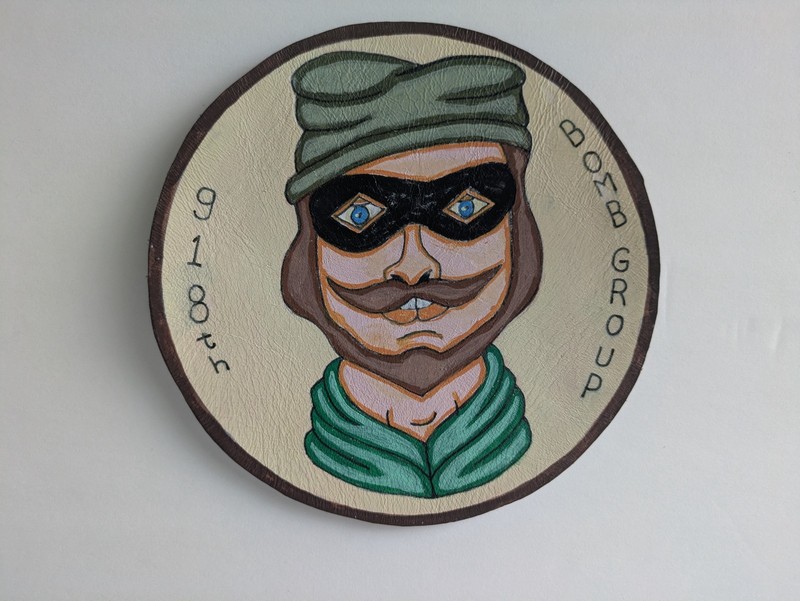 WW2 918th B.G. Toby Mug 12 O'clock High Movie fictional leather Jacket Patch #1