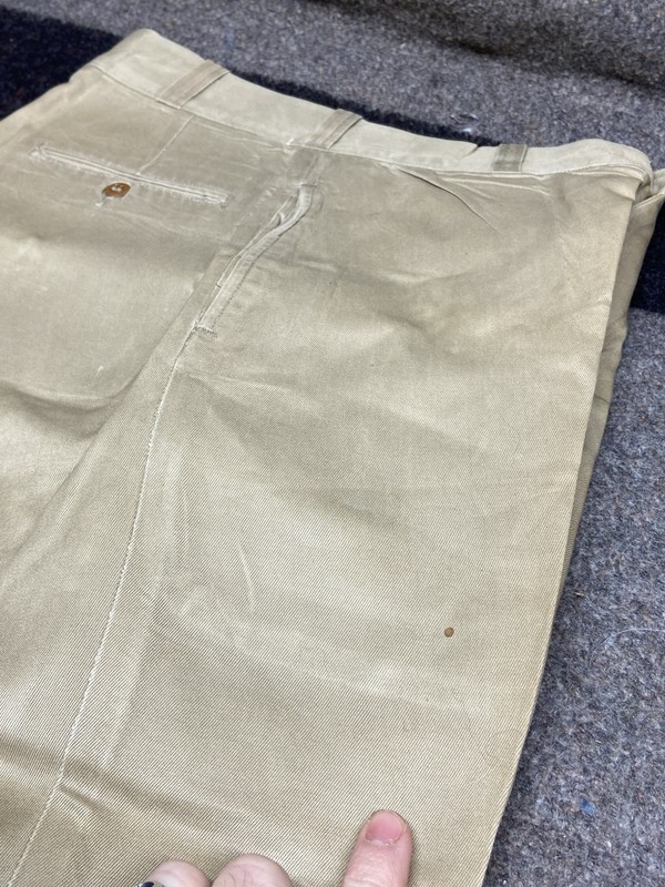 VTG 50’s US Army USGI Khaki Summer Field Trouser Pants Sizing In Description gallery