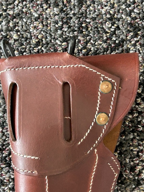 REPRODUCTION WW2 US 1911 Leather Holster with Leg Tie gallery