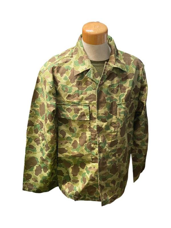 At The Front WW2 U.S.M.C. HBT Frog Skin Jacket – Large