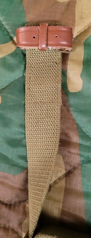 Com Block Reproduction Military Sling CANVAS And Leather Adjustable Slide gallery