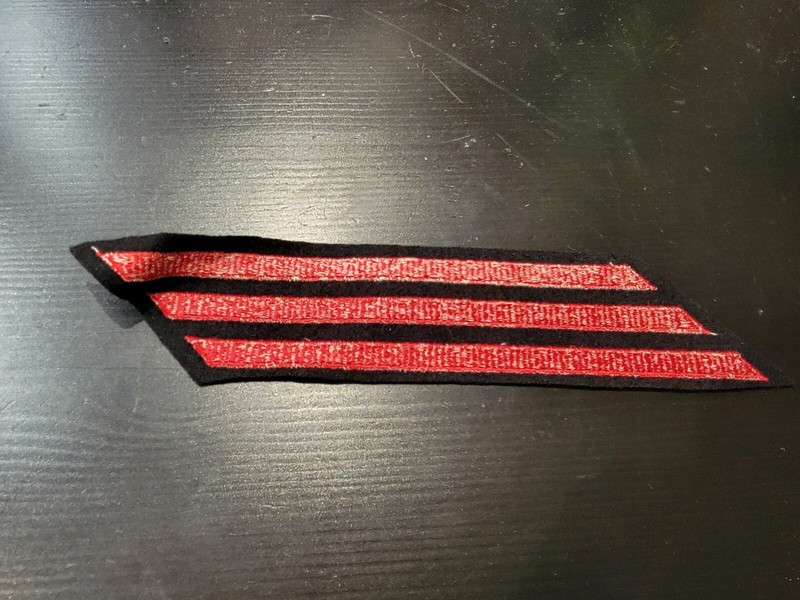 Repro 1940's-Vietnam US Navy Long Service Stripes 3 Bar 12 year 777 gallery