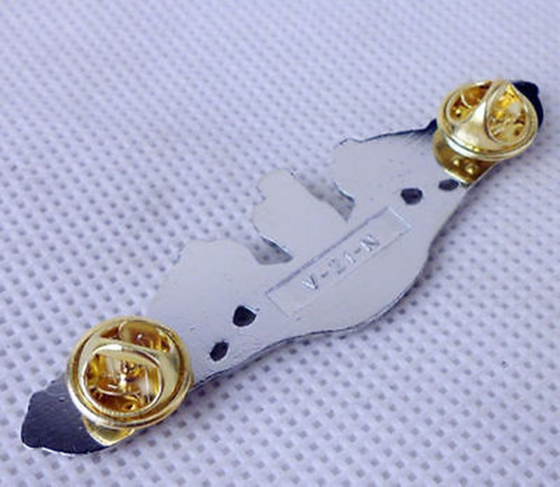 US Navy Officers Submarine Warfare Insignia Badge Dress Military Pin Silver gallery