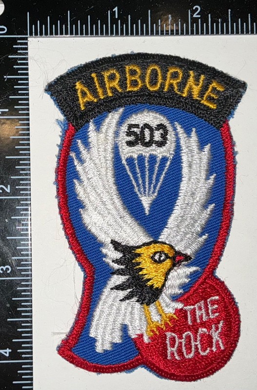 REPRODUCTION WWII US Army 503rd Airborne Infantry Regiment Patch