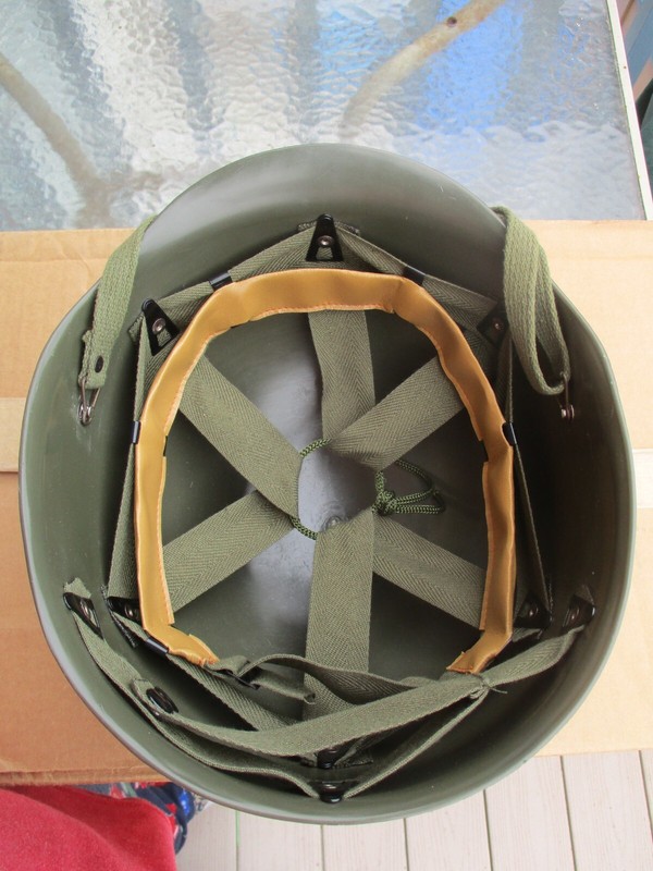 CUSTOM M-1 Helmet & Liner - WWII Vietnam War Korea Military Army trench art gallery
