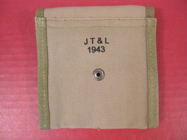 WWII M1 Carbine Khaki Color Magazine Stock Pouch Dated 1943 - Reproduction gallery