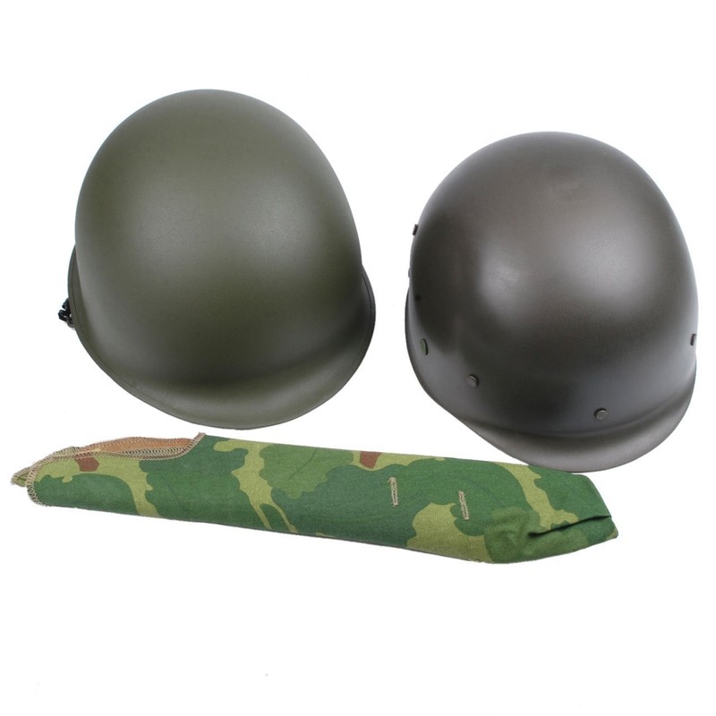 WWII US ARMY M1 HELMET+VIETNAM WAR US MILITARY REVERSIBLE MITCHEL CAMOUFLAGE gallery