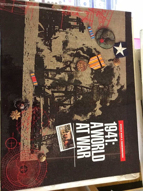 USPS World War II Remembered 1941 A World At War Book & Mint Stamp Set WW2 E83 gallery