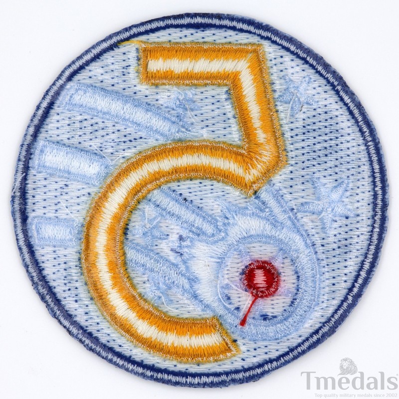 US 5th Army Air Force WW2 BULLION USAF Air Corps Squadron Shoulder Uniform Patch gallery