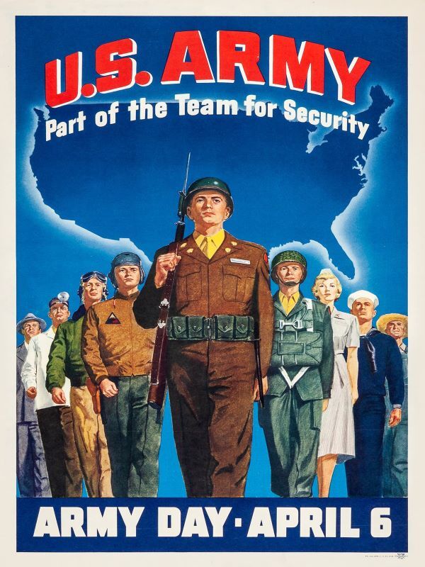 Celebrate Army Day NEW Metal Sign: World War Two Era Reproduction Sign