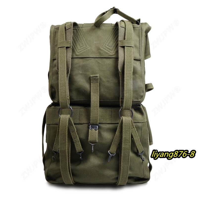 US ARMY USMC M1944 Combination Backpack Set W/ Strap Canvas Green Replica Bags gallery