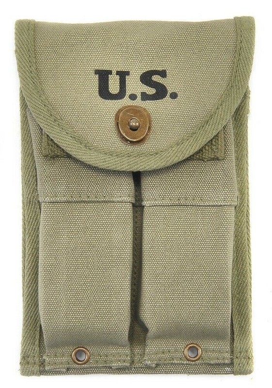 WW2 RIGGER MADE M1 CARBINE MAGAZINE POUCH