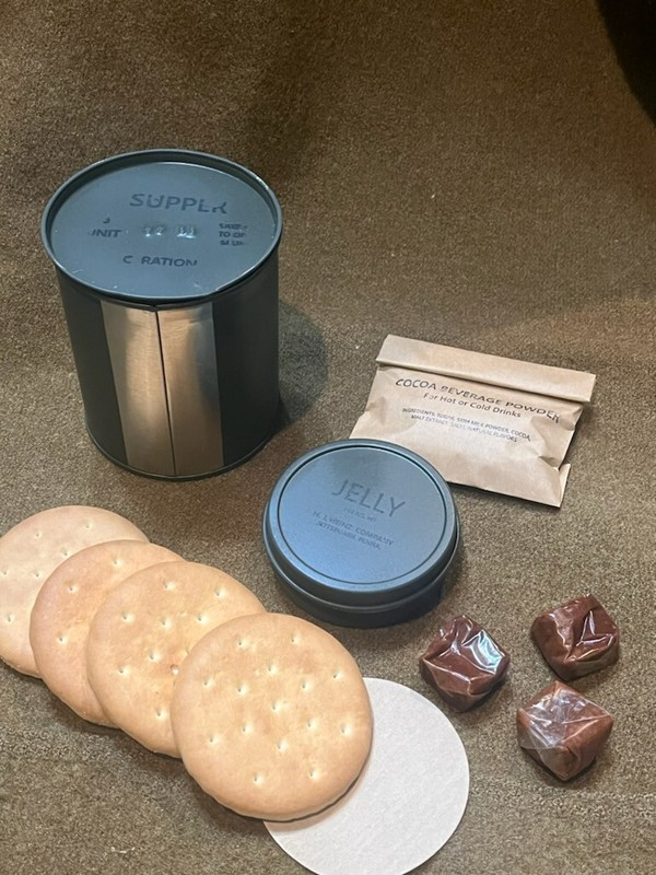 Late WWII OD C Ration SUPPER - Fully Edible, Reusable Historically Accurate gallery