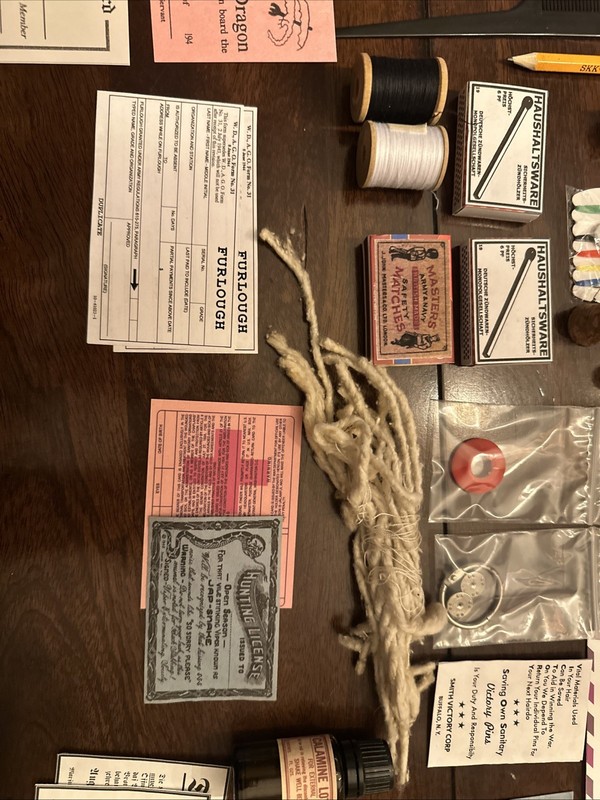 Reproduction Ww2 Us GI And Heer Pocket Littler. This Is Our Big Box. gallery
