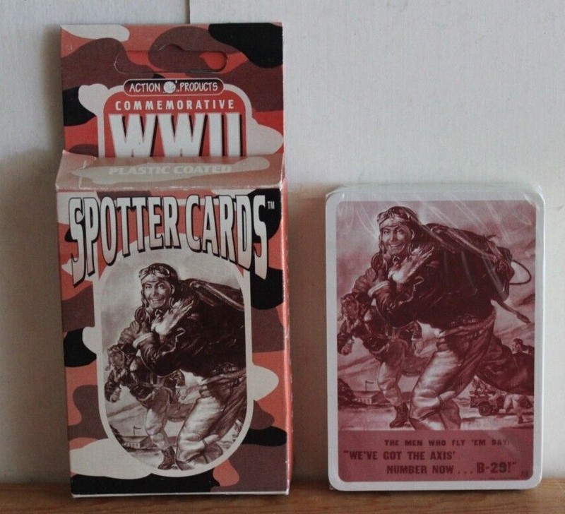 Commemorative WWII Aircraft Spotter Cards unopened